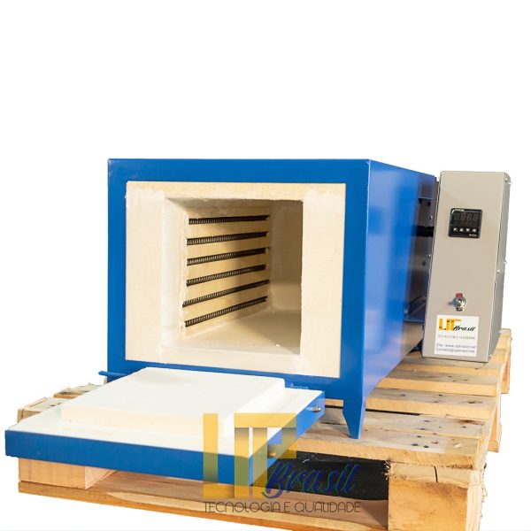 Forno Mufla Microprocessado UP BRASIL Mod 40x20x20 16 litros 8 Rampas