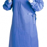 Avental  Impermeável  Manga Longa C/ MANGA EM RIBANA CANELADA